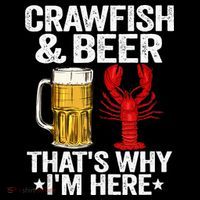 Crawfish & Beer That's Why I'm Here Crayfish Daddy Crawfish Apron