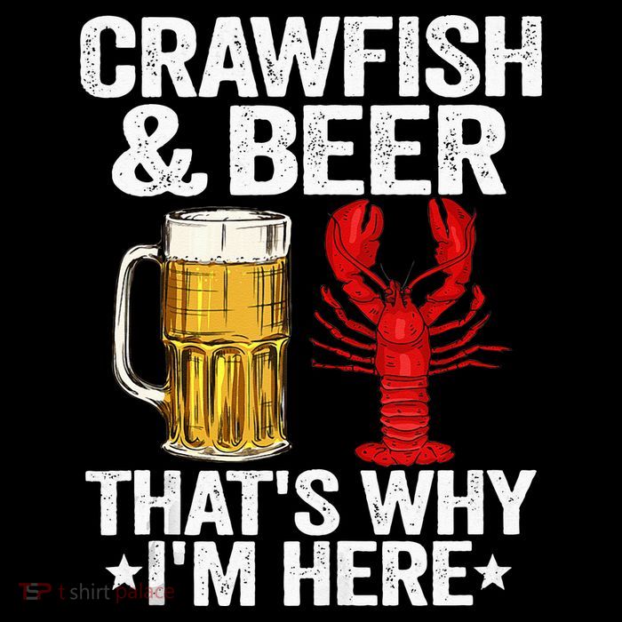 Crawfish & Beer That's Why I'm Here Crayfish Daddy Crawfish Apron