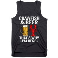 Crawfish & Beer That's Why I'm Here Crayfish Daddy Crawfish Tank Top