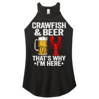 Crawfish & Beer That's Why I'm Here Crayfish Daddy Crawfish Women's Perfect Tri Rocker Tank