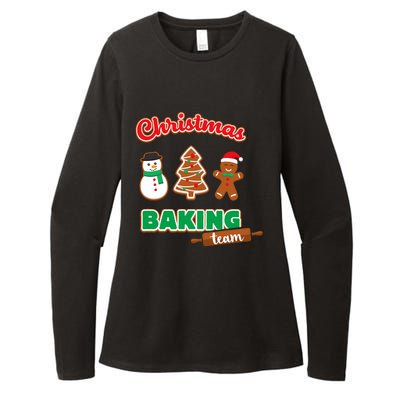 Christmas Baking Team Funny Xmas Cookies Matching Womens CVC Long Sleeve Shirt