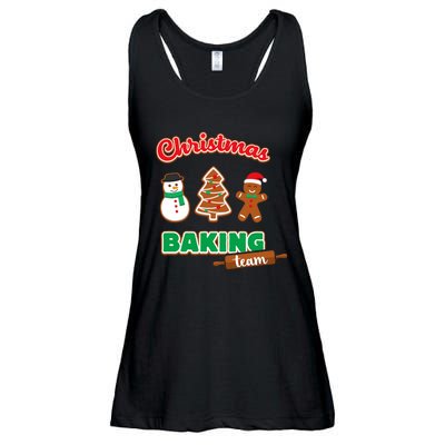 Christmas Baking Team Funny Xmas Cookies Matching Ladies Essential Flowy Tank