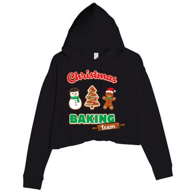 Christmas Baking Team Funny Xmas Cookies Matching Crop Fleece Hoodie