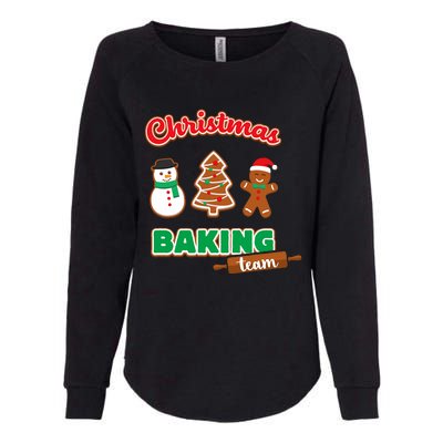 Christmas Baking Team Funny Xmas Cookies Matching Womens California Wash Sweatshirt