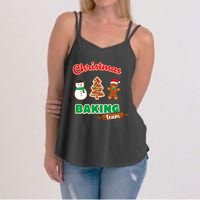 Christmas Baking Team Funny Xmas Cookies Matching Women's Strappy Tank