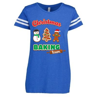 Christmas Baking Team Funny Xmas Cookies Matching Enza Ladies Jersey Football T-Shirt