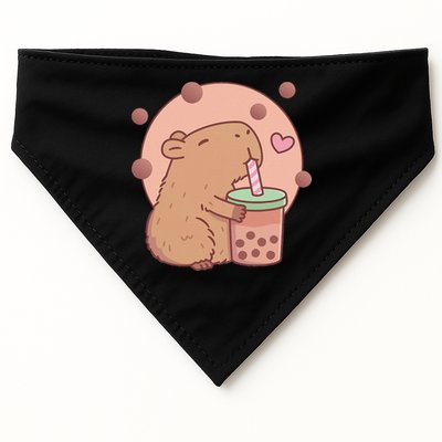 Capybara Bubble Tea Capyboba Boba Milk Tea Lovely Animal USA-Made Doggie Bandana