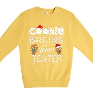 Cookie Baking Team Tester Gingerbread Christmas Premium Crewneck Sweatshirt