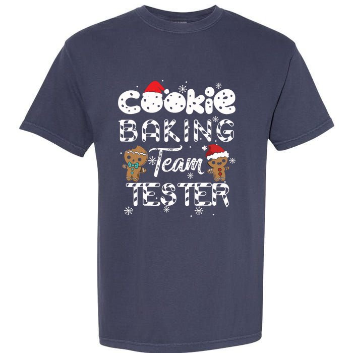 Cookie Baking Team Tester Gingerbread Christmas Garment-Dyed Heavyweight T-Shirt