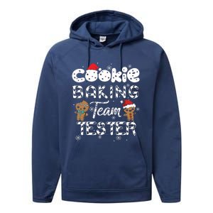 Cookie Baking Team Tester Gingerbread Christmas Performance Fleece Hoodie