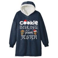 Cookie Baking Team Tester Gingerbread Christmas Hooded Wearable Blanket