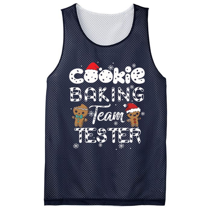 Cookie Baking Team Tester Gingerbread Christmas Mesh Reversible Basketball Jersey Tank