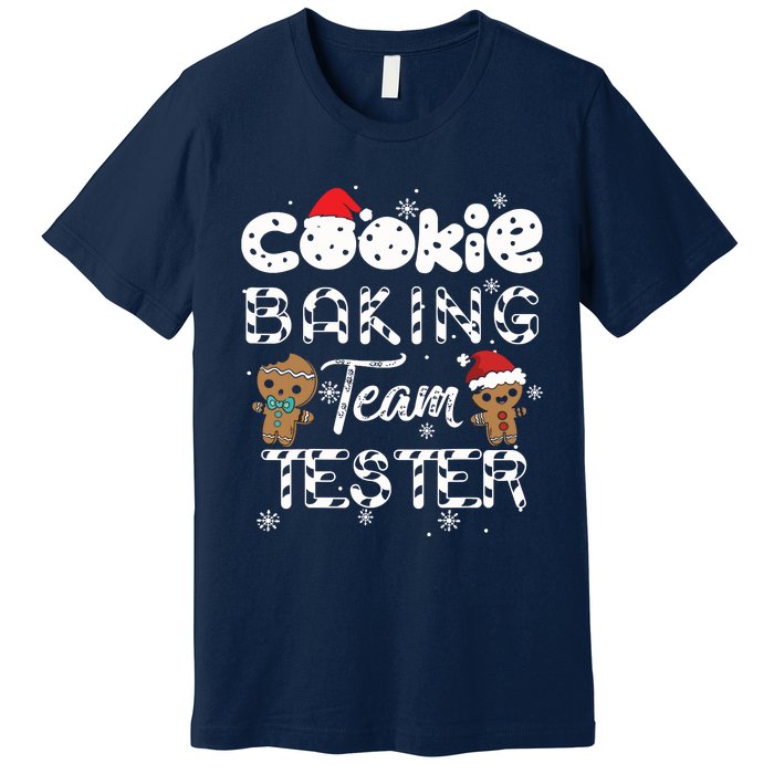 Cookie Baking Team Tester Gingerbread Christmas Premium T-Shirt