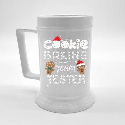 Cookie Baking Team Tester Gingerbread Christmas Beer Stein