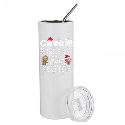 Cookie Baking Team Tester Gingerbread Christmas Stainless Steel Tumbler