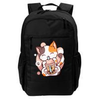 Cat Boba Tea Bubble Tea Anime Kawaii Neko Daily Commute Backpack