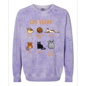 Cat Bread The Catloaf Collection Colorblast Crewneck Sweatshirt