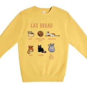 Cat Bread The Catloaf Collection Premium Crewneck Sweatshirt