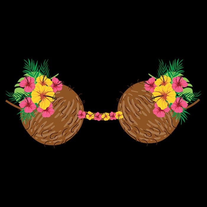 Coconut Bra Tropical 16 in Basic Backpack
