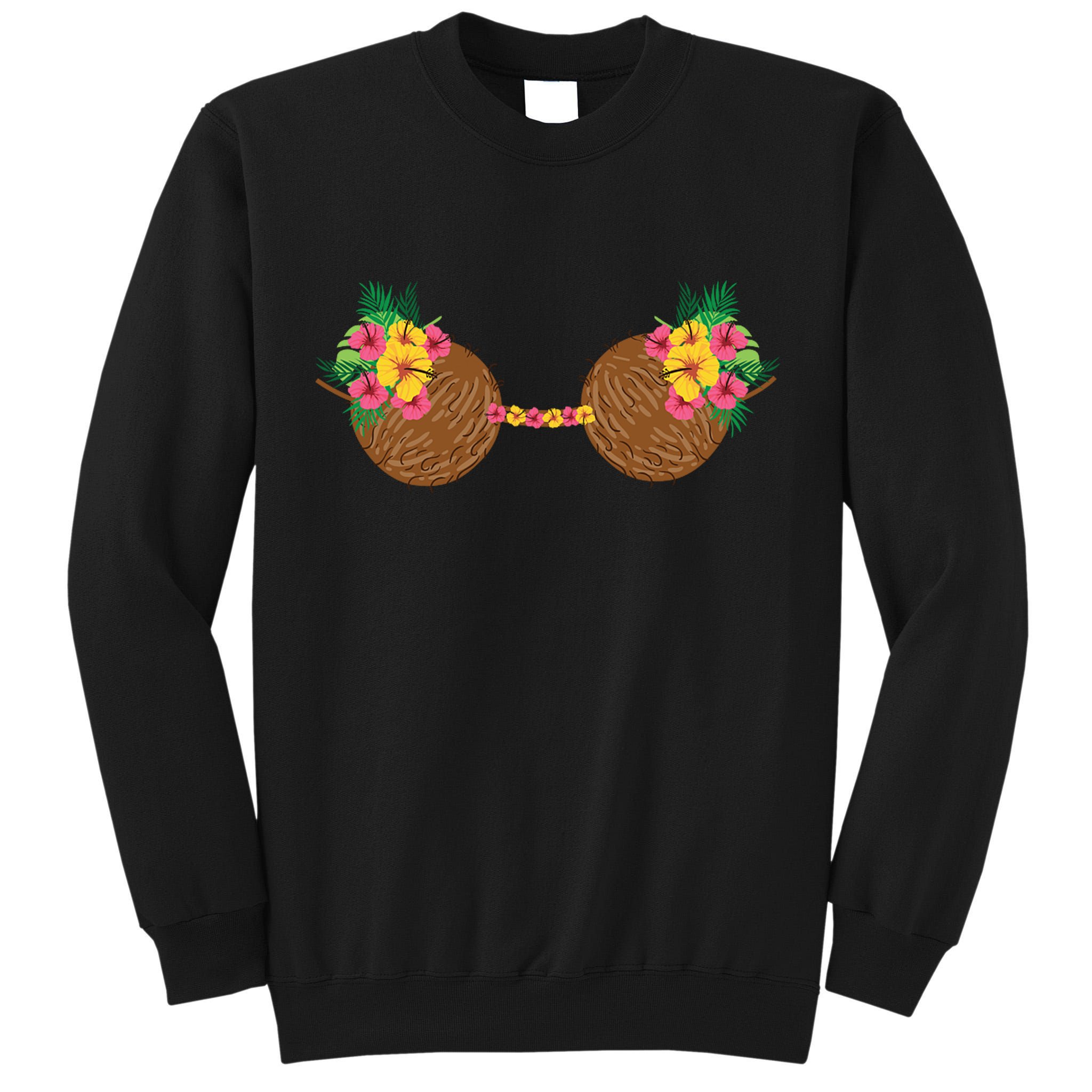 Coconut Bra Tropical Tall Sweatshirt