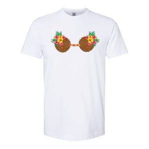 Coconut Bra Tropical Softstyle CVC T-Shirt