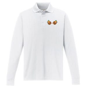 Coconut Bra Tropical Performance Long Sleeve Polo