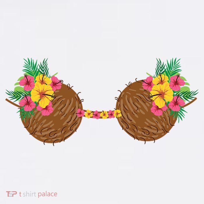 Coconut Bra Tropical T-Shirt