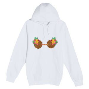 Coconut Bra Tropical Premium Pullover Hoodie