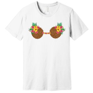 Coconut Bra Tropical Premium T-Shirt