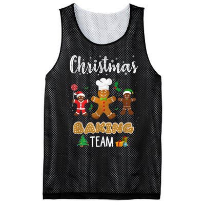 Christmas Baking Team Shirt Gingerbread Cookie Lovers Mesh Reversible Basketball Jersey Tank