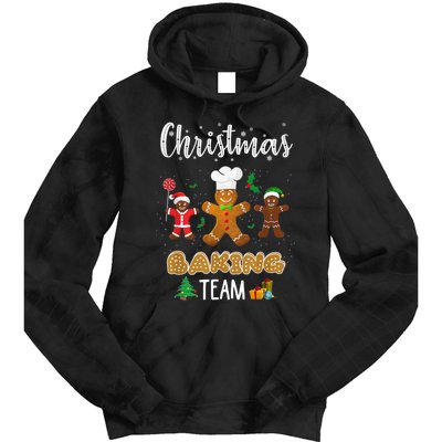 Christmas Baking Team Shirt Gingerbread Cookie Lovers Tie Dye Hoodie