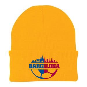 Cool Barcelona Team Euro City Knit Cap Winter Beanie