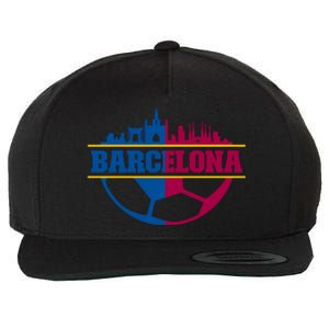 Cool Barcelona Team Euro City Wool Snapback Cap