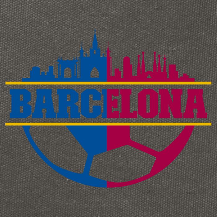 Cool Barcelona Team Euro City Cotton Canvas Backpack
