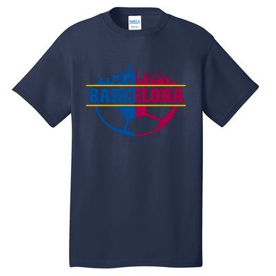 Cool Barcelona Team Euro City Tall T-Shirt