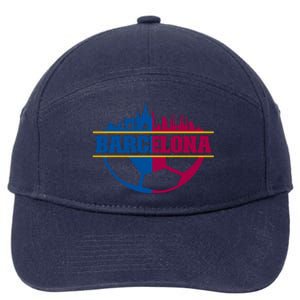 Cool Barcelona Team Euro City 7-Panel Snapback Hat