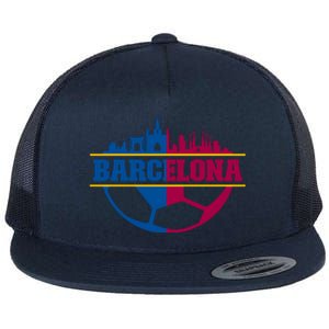 Cool Barcelona Team Euro City Flat Bill Trucker Hat