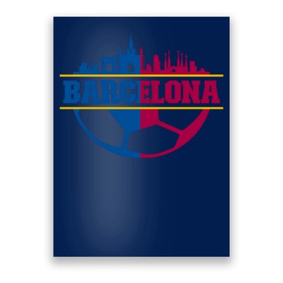 Cool Barcelona Team Euro City Poster