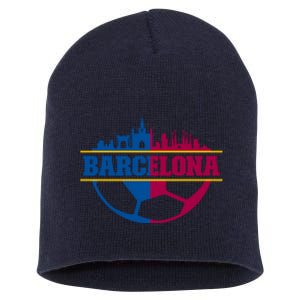 Cool Barcelona Team Euro City Short Acrylic Beanie