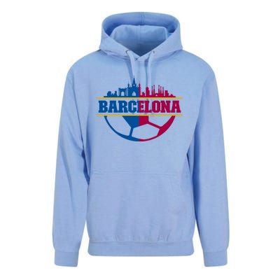 Cool Barcelona Team Euro City Unisex Surf Hoodie