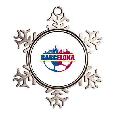 Cool Barcelona Team Euro City Metallic Star Ornament