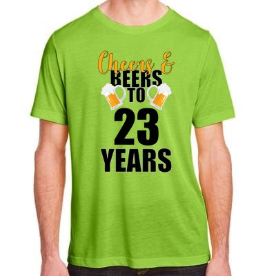 Personalize Cheers & Beers Custom Birthday Year Adult ChromaSoft Performance T-Shirt