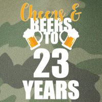 Personalize Cheers & Beers Custom Birthday Year Legacy Tie Dye Trucker Hat
