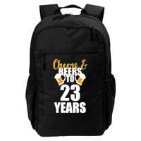 Personalize Cheers & Beers Custom Birthday Year Backpack