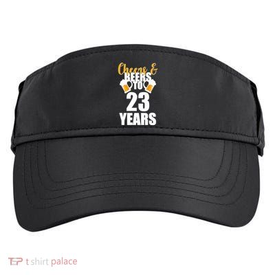 Personalize Cheers & Beers Custom Birthday Year Adult Drive Performance Visor