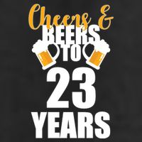Personalize Cheers & Beers Custom Birthday Year 15oz Campfire Ceramic Mug