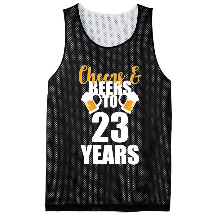 Personalize Cheers & Beers Custom Birthday Year Mesh Reversible Basketball Jersey Tank