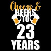 Personalize Cheers & Beers Custom Birthday Year Cooling Performance Long Sleeve Crew