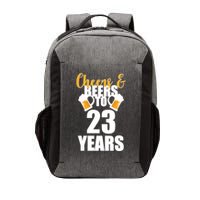 Personalize Cheers & Beers Custom Birthday Year Vector Backpack