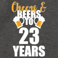 Personalize Cheers & Beers Custom Birthday Year Vector Backpack